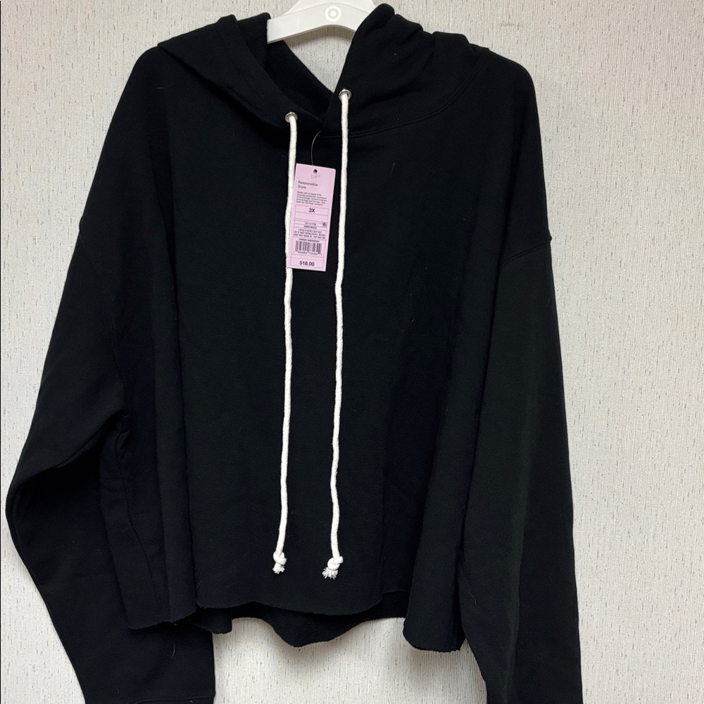 NWT Wild fable cropped hoodie womens plus
